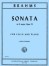 Brahms: Sonata in D Opus 78 for Cello published by IMC
