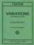 Tartini: Variations On A Theme By Corelli for Cello published by IMC