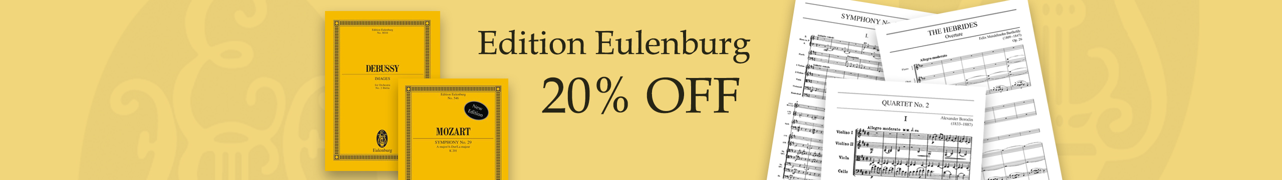 20% OFF Edition Eulenburg in May & June