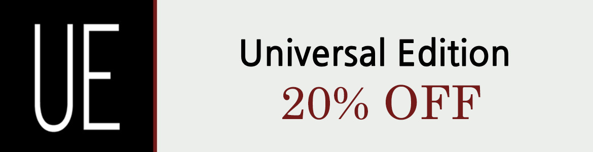 20% OFF Universal Edition publications in October & November