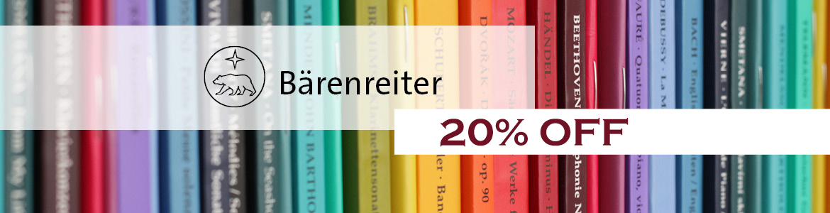 20% off Barenreiter publications
