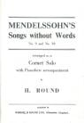 Mendelssohn : Songs Without Words Nos. 9 & 30 for Trumpet published by Wright & Round