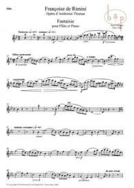 Taffanel: Francoise De Rimini for Flute published by Broekmanns