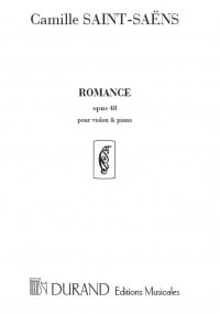 Saint-Saens: Romance Opus 48 for Violin published by Durand