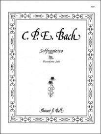 C P E Bach: Solfeggio in C minor for Piano published by Stainer & Bell