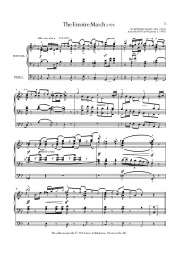 Elgar: Empire March transcribed by Winpenny for Organ published by Encore