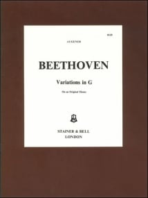 Beethoven: Nine Variations on an Original Theme in G WoO77 for Piano published by Stainer & Bell