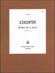 Chopin: Etude in Ab Opus 25/1 for Piano published by Stainer & Bell