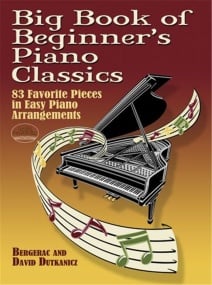 Big Book of Beginner's Piano Classics published by Dover