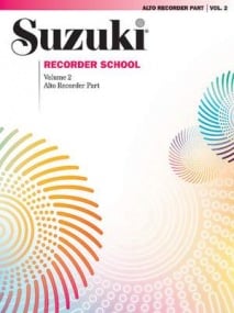 Suzuki Recorder School Volume 2 - Alto