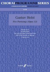 Holst: Five Partsongs SATB published by Faber