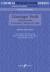 Verdi Opera Choruses SATB published by Faber