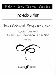 Grier: Two Advent Responsories SATB published by Faber