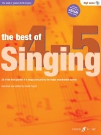 The Best of Singing Grade 4 to 5 - High Voice published by Faber (Book & CD)