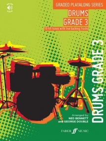 Graded Playalong Series: Drums Grade 3 published by Faber