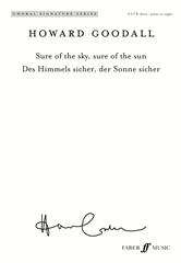 Goodall: Sure Of The Sky, Sure Of The Sun SATB published by Faber