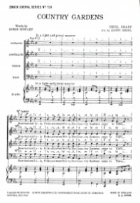Geehl: Country Gardens SATB published by Edwin Ashdown
