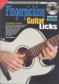 Progressive Fingerpicking Guitar Licks published by Koala (Book & CD)