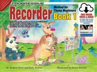 Progressive Recorder for Young Beginners 1 published by Koala (Book/Online Audio)