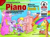 Progressive Piano for the Young Beginners 1 published by Koala (Book/Online Audio)