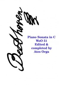 Beethoven: Sonata In C Woo51 (Completed Orga) for Piano published by Roberton