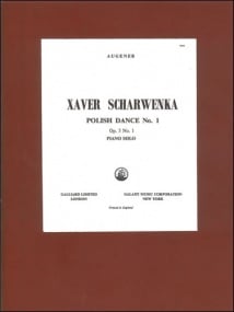 Scharwenka: Polish Dance in Eb minor Opus 3/2 for Piano published by Stainer & Bell