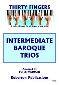 Thirty Fingers - Intermediate Baroque Trios for Piano published by Roberton