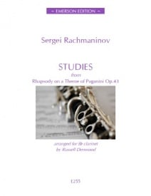 Rachmaninov: Studies for Clarinet published by Emerson