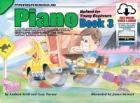 Progressive Piano for the Young Beginners 3 published by Koala (Book/Online Audio)