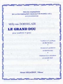 Dorsselaer: Le Grand Duc for Trombone (Bass Clef) published by Billaudot