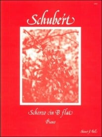 Schubert: Scherzo in Bb D593 for Piano published by Stainer & Bell