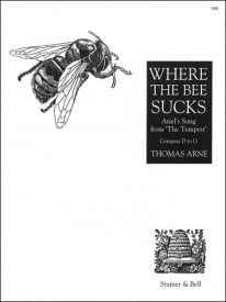Arne: Where the bee sucks in G published by Stainer & Bell
