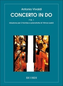 Vivaldi: Concerto in C for 2 Trumpets & Piano published by Ricordi