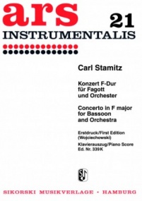 Stamitz: Concerto for Bassoon published by Sikorski
