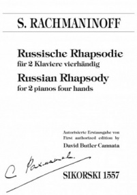 Rachmaninov: Russian Rhapsody for Two Pianos published by Sikorski