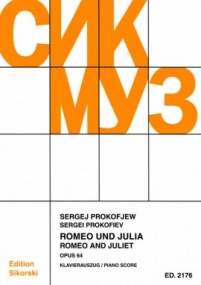 Prokofiev: Romeo and Juliet Opus 64 for Piano published by Sikorski