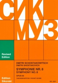 Shostakovich: Symphony No.8 in C minor Op. 65 (Study Score) published by Sikorski