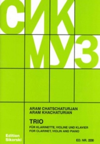 Khachaturian: Trio published by Sikorski
