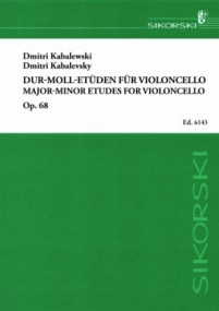Kabalevsky: Major-Minor Etudes Opus 68 for Cello published by Sikorski