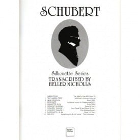 Schubert: The Silhouette Series for Piano published by Forsyth