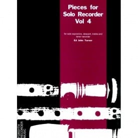 Pieces for Solo Recorder Volume 4 published by Forsyth