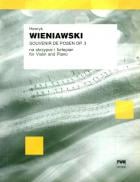 Wieniawski: Souvenir de Posen Opus 3 for Violin published by PWM