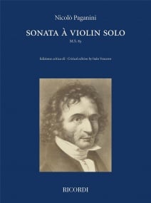 Paganini: Sonata M.S. 83 for Violin Solo published by Ricordi