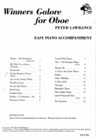 Winners Galore (Piano Accompnaiment) for Oboe published by Brasswind
