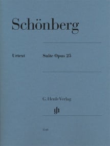 Schoenberg: Suite Opus 25 for Piano published by Henle