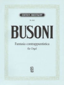 Busoni: Fantasia contrappuntistica for Two Pianos published by Breitkopf