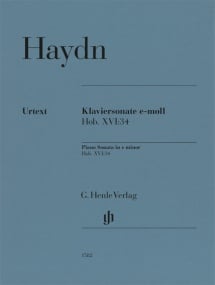 Haydn: Sonata in E Minor Hob XVI:34 for Piano published by Henle