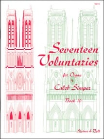 Simper: Seventeen Voluntaries Book 10 for Organ published by Stainer & Bell