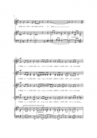 Baldwin: Think of a world without any flowers SATB Divisi published by Eboracum