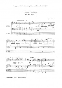 West: Chorale Prelude on St Michael for Organ published by Banks